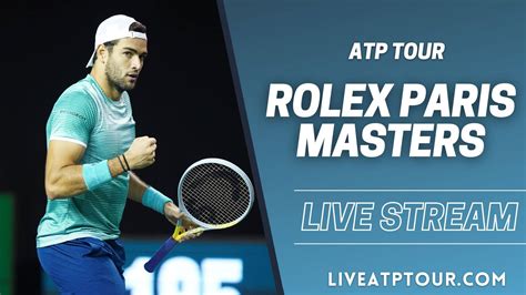 rolex paris tennis live scores